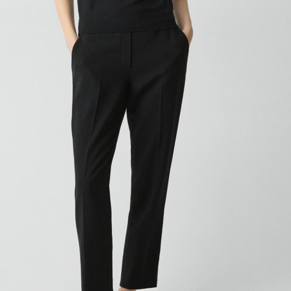 Theory Treeca Pull-On Pant in Admiral Crepe